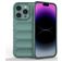 Mobigear Bumpy iPhone 15 Pro Hoesje Flexibel TPU Backcover - Groen