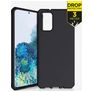ITSkins SpectrumSolid Samsung Galaxy S20 Plus Hoesje Flexibel TPU Backcover Shockproof - Plain Black