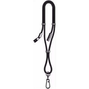 Mobilize Lanyard Nylon Universeel Telefoonkoord Verstelbaar - Zwart