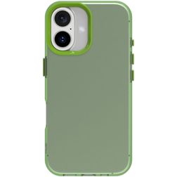 Mobigear Crystal iPhone 16 Plus Hoesje Hardcase Backcover - Groen