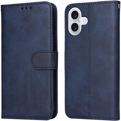 Mobigear Wallet iPhone 17 Hoesje Bookcase Portemonnee - Blauw