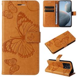 Mobigear Butterfly Xiaomi 14T Hoesje Bookcase Portemonnee - Cognac