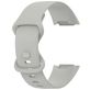 Mobigear Sport Dual Siliconen Fitbit Charge 5 Bandje Druksluiting - Grijs
