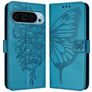 Mobigear Butterfly Google Pixel 9 Pro XL Hoesje Bookcase Portemonnee - Blauw
