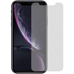 Mobigear iPhone XR Glazen Screenprotector Anti-Glare - Case Friendly