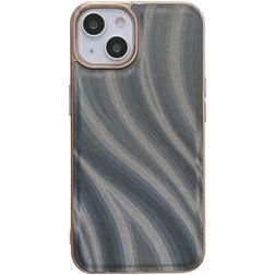 Mobigear Wavy iPhone 14 Plus Hoesje Hardcase Backcover - Zilver