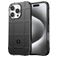 Mobigear Rugged Shield iPhone 16 Pro Max Hoesje Flexibel TPU Backcover Shockproof - Zwart