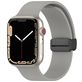 Mobigear Sport Mag Siliconen Apple Watch Bandje Magneetsluiting - 42/41/40/38 mm - Grijs