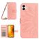 Mobigear Sunflower Samsung Galaxy A05 Hoesje Bookcase Portemonnee - Roze
