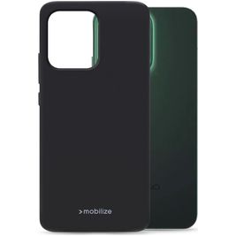Mobilize Rubber Gelly OPPO Reno 14 Hoesje Flexibel TPU Backcover - Zwart