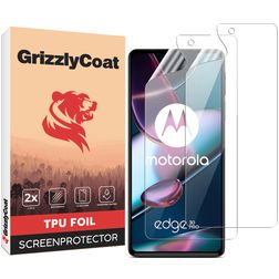 GrizzlyCoat Motorola Edge 30 Pro Hydrogel TPU Screenprotector - Case Friendly (2-Pack)