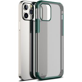 Mobigear Shockproof iPhone 12 Pro Hoesje Hardcase Backcover Shockproof - Groen