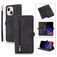 Mobigear Zipper iPhone 14 Hoesje Bookcase Portemonnee - Zwart