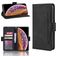 Mobigear Slide Wallet iPhone 11 Hoesje Bookcase Portemonnee - Zwart
