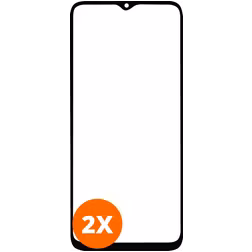 Mobigear Premium Motorola Moto G8 Power Lite Glazen Screenprotector - Case Friendly - Zwart (2-Pack)