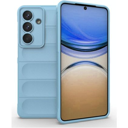 Mobigear Bumpy Samsung Galaxy S26 Plus Hoesje Flexibel TPU Backcover - Blauw
