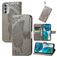Mobigear Butterfly Motorola Moto G52 Hoesje Bookcase Portemonnee - Grijs
