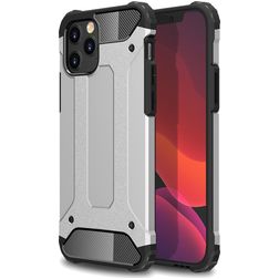 Mobigear Outdoor iPhone 12 Pro Max Hoesje Hardcase Backcover Shockproof - Zilver