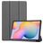 Mobigear Tri-Fold Samsung Galaxy Tab S6 Lite Hoes Bookcase - Grijs