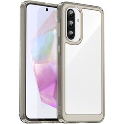 Mobigear Crystal Samsung Galaxy A56 Hoesje Hardcase Backcover - Grijs