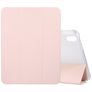 Mobigear Tri-Fold Gel iPad 10 (2022) Hoes TPU,Kunstleer Bookcase + Stylus Houder - Roze