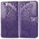 Mobigear Butterfly iPhone 17e Hoesje Bookcase Portemonnee - Paars