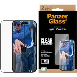 PanzerGlass Ultra-Wide Fit iPhone Air Glazen Screenprotector - Case Friendly - 0