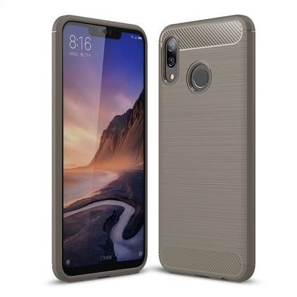 Mobigear Brushed Slim Huawei Nova 3 Hoesje Flexibel TPU Backcover - Grijs