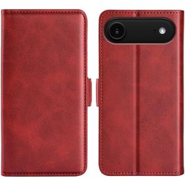 Mobigear Slim Magnet iPhone Air Hoesje Bookcase Portemonnee - Rood