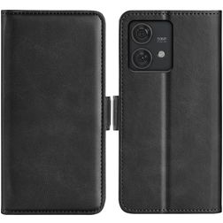 Mobigear Slim Magnet Motorola Edge 40 Neo Hoesje Bookcase Portemonnee - Zwart