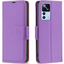 Mobigear Wallet Xiaomi 12T Pro Hoesje Bookcase Portemonnee - Paars