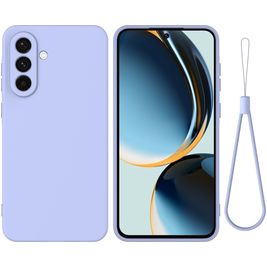 Mobigear Rubber Touch Samsung Galaxy A56 Siliconen Hoesje Backcover - Paars