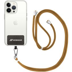 Mobigear Lanyard Universeel Telefoonkoord Verstelbaar - Bruin