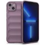 Mobigear Bumpy iPhone 14 Plus Hoesje Flexibel TPU Backcover - Paars