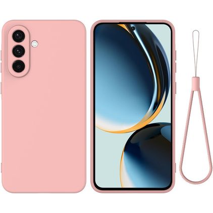 Mobigear Rubber Touch Samsung Galaxy A57 Siliconen Hoesje Backcover - Roze