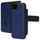 Mobiparts iPhone 16e Hoesje Echt Leer Uitneembare 2in1 Bookcase Portemonnee - Blauw