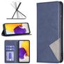 Mobigear Rhombus Slim Samsung Galaxy A73 Hoesje Bookcase - Blauw