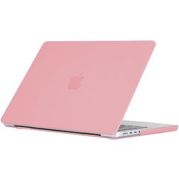 Mobigear Matte MacBook Pro 16 Inch (2021-2024) Hoes Hardshell Laptopcover MacBook Case - Roze - Model A2485 / A2780 / A2991 / A3186