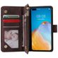 Mobigear Zipper Huawei P40 Hoesje Bookcase Portemonnee - Bruin