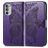 Mobigear Butterfly Motorola Moto G82 Hoesje Bookcase Portemonnee - Paars