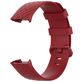 Mobigear Cross Siliconen Fitbit Charge 4 Bandje Gespsluiting - Rood