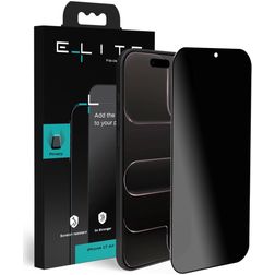 Elite iPhone Air Glazen Screenprotector Privacy - Case Friendly - Zwart