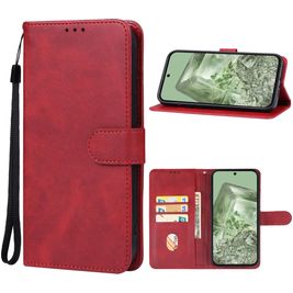 Mobigear Wallet Google Pixel 8a Hoesje Bookcase Portemonnee - Rood