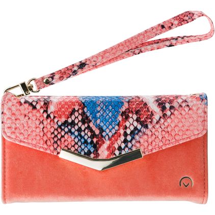 Mobilize Gelly Velvet Samsung Galaxy A40 Hoesje Uitneembare 2in1 Clutch - Coral Snake