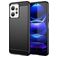 Mobigear Brushed Xiaomi Redmi Note 12 Hoesje Flexibel TPU Backcover - Zwart