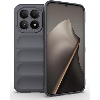 Mobigear Bumpy Xiaomi 15T Hoesje Flexibel TPU Backcover - Grijs