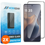 Mobigear Premium Motorola Edge 60 Fusion Glazen Screenprotector - Case Friendly - Zwart (2-Pack)