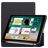Mobigear Tri-Fold Gel iPad 6 (2018) Hoes TPU,Kunstleer Bookcase + Stylus Houder - Zwart