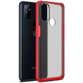 Mobigear Shockproof OnePlus Nord N100 Hoesje Hardcase Backcover Shockproof - Rood