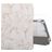 Mobigear Tri-Fold Marble iPad 8 (2020) Hoes Bookcase + Stylus Houder - Wit